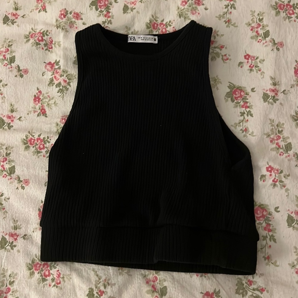 Zara tank top medium black